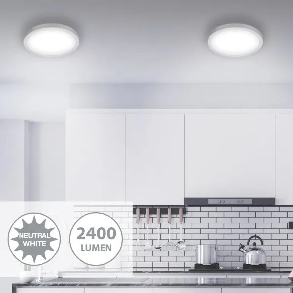 Briloner 7143-414 - LED Mennyezeti lámpa FIRE LED/24,5W/230V 4000K