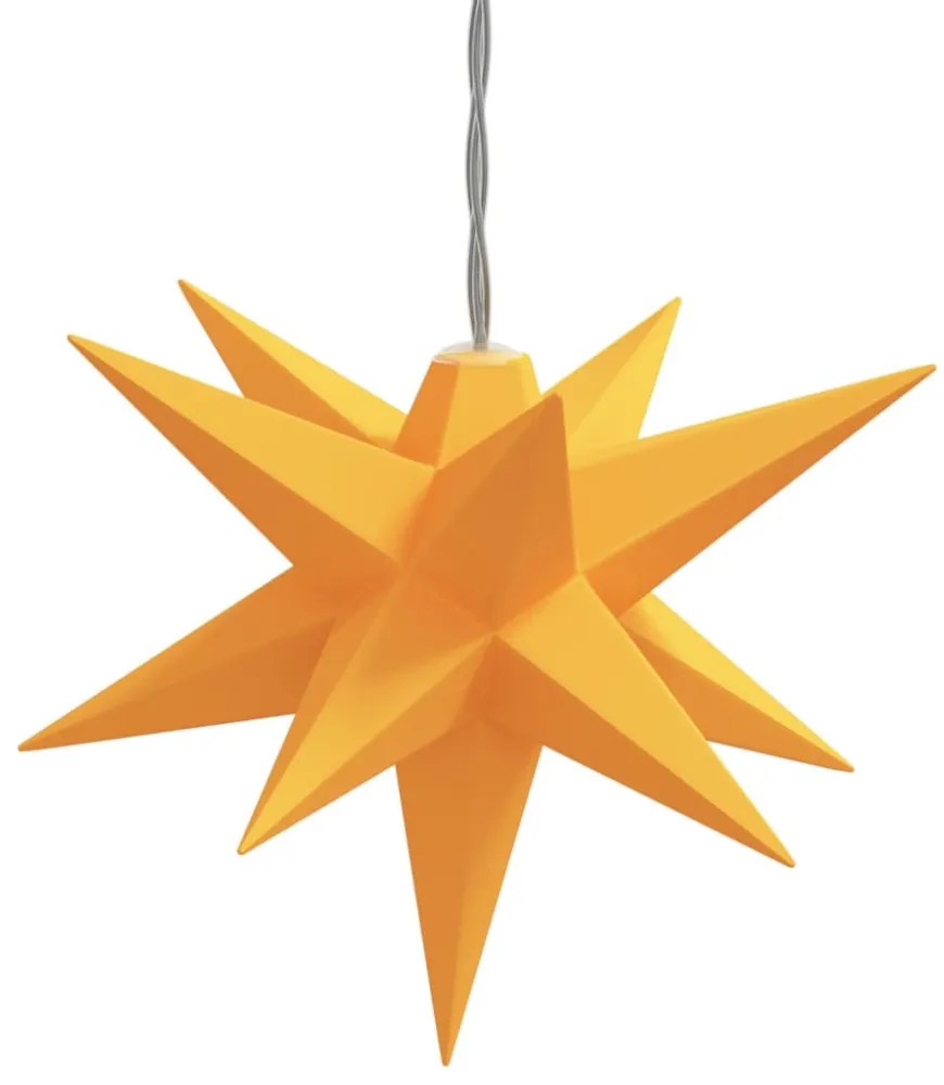 10 db sárga karácsonyi lámpa LED-del 10 cm