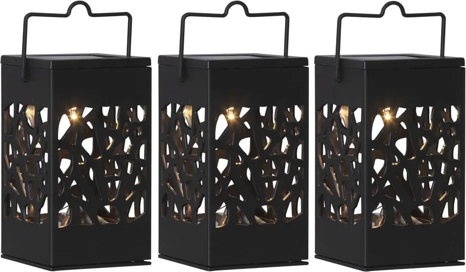 Izola 3 db napelemes függő LED lámpás, magasság 11 cm - Star Trading