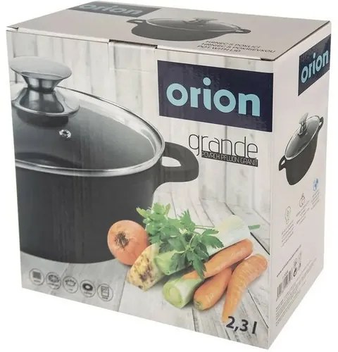 Orion Fazék, üveg fedővel Grande, átm. 20 cm, 2,3 l