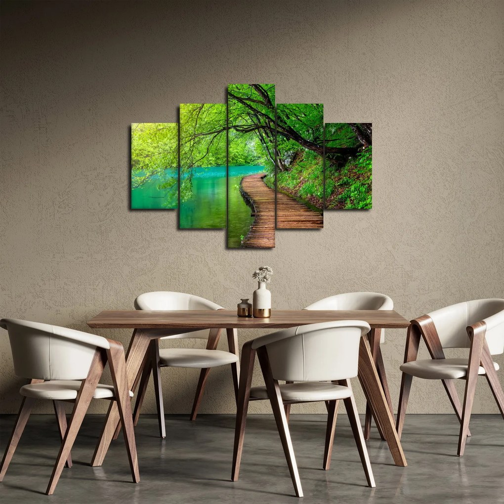 Kép - Plitvicei-tavak (150x105 cm)