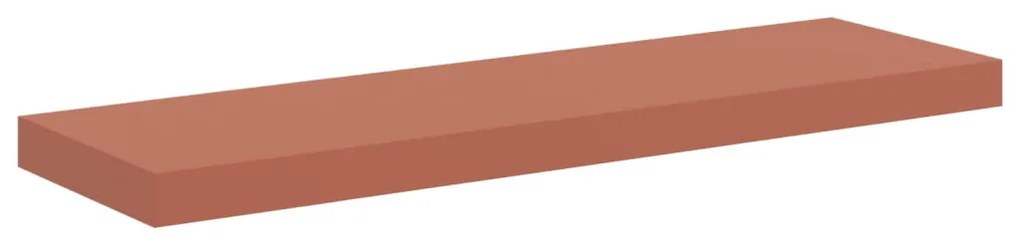 Falpolc Falra szerelhető 4 pcs Piros 80 x 23,5 x 4 cm Faanyag