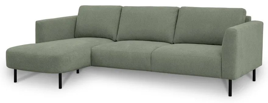 Zöld sarokkanapé (bal oldali) Hero – Scandic