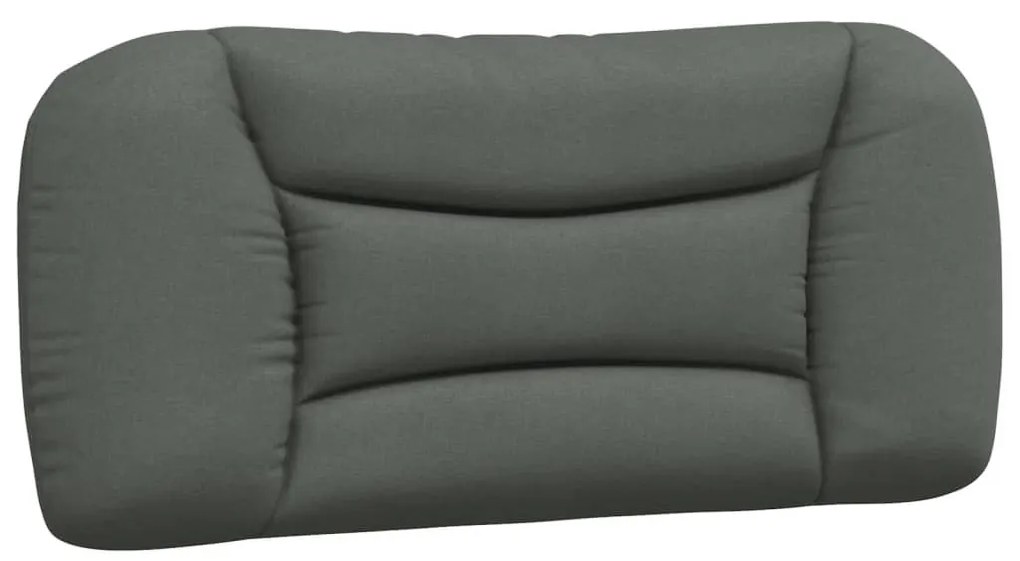 sötétszürke szövet fejtámla párna Hvar 90 cm