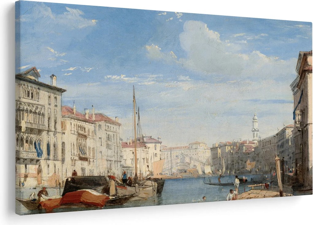 Kép - Richard Parkes Bonington, The Grand Canal, reprodukciók (90x60 cm)