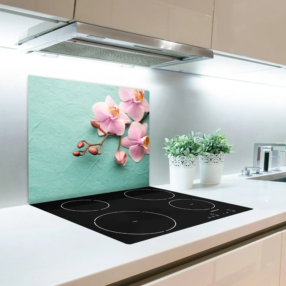 Üveg vágódeszka Orchidea 60x52 cm