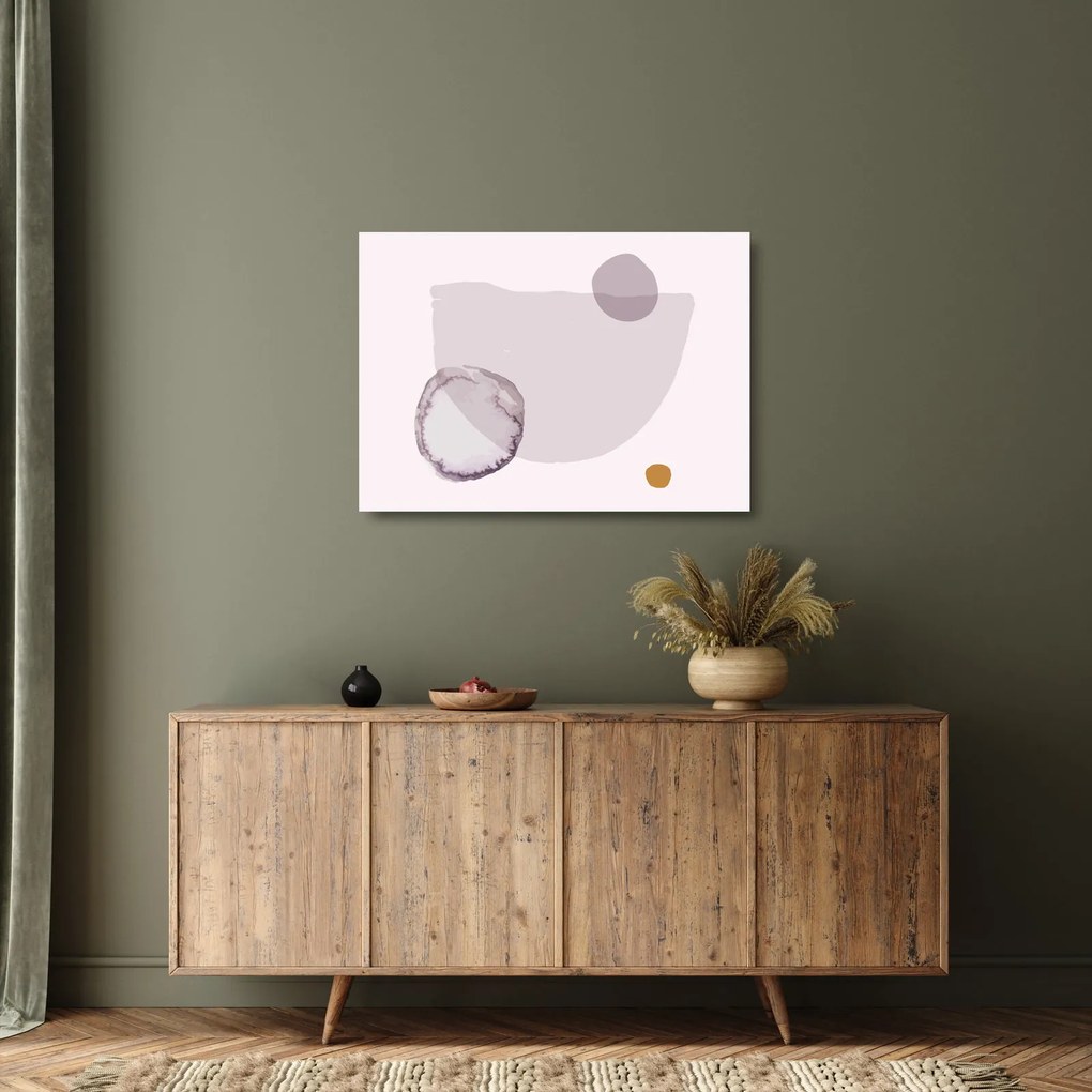 Üveg kép - Lila minimalizmus N⁰2 (70x50 cm)