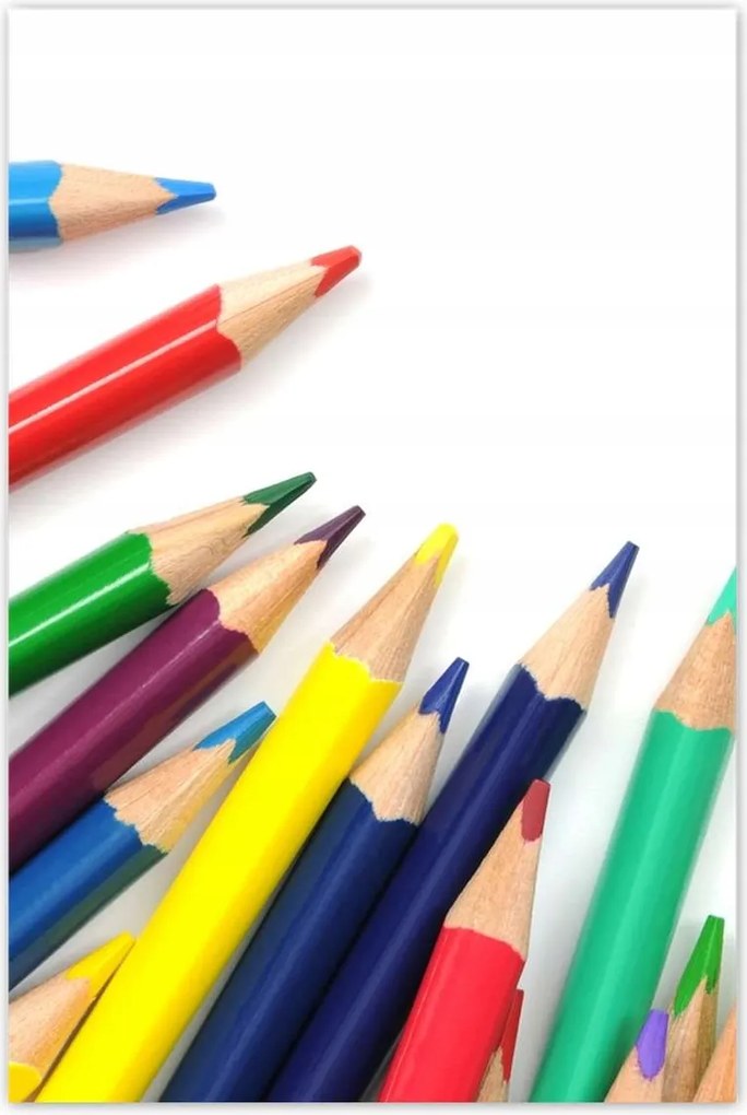 Poszterek 60x90 Színes ceruzák gyerekeknek