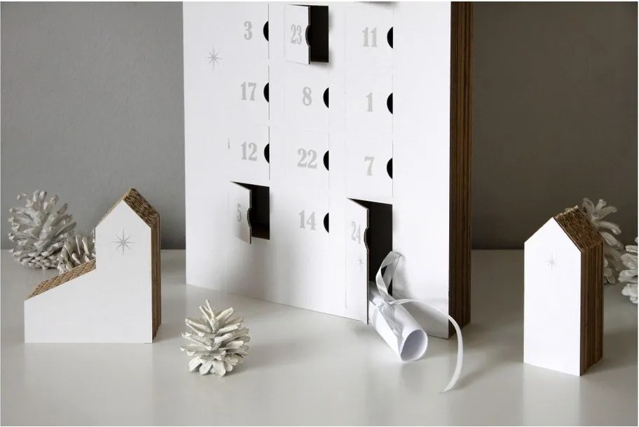 Adventi naptár ezüstszínű számokkal - Unlimited Design for kids