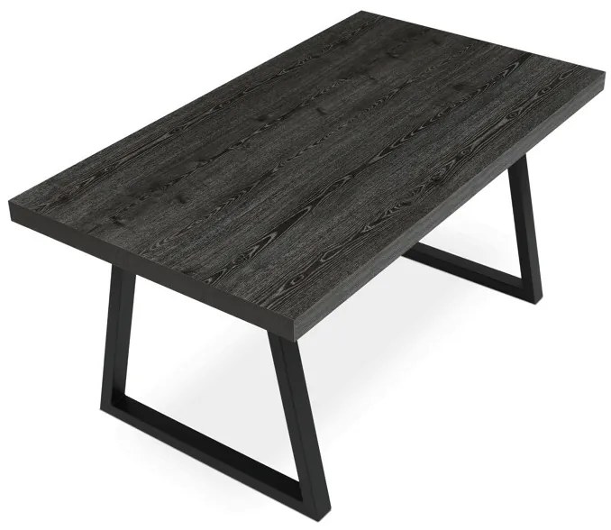 Bővíthető Étkezőasztal 160–240×90 cm, Laminált Szürke Tölgy. GREY