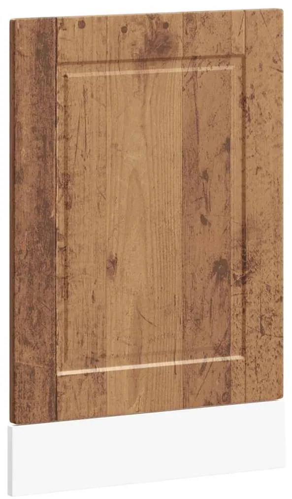 mosogatógép panel Porto&quot; Régi fa 45x1,5x67 cm Műanyag fa&quot;