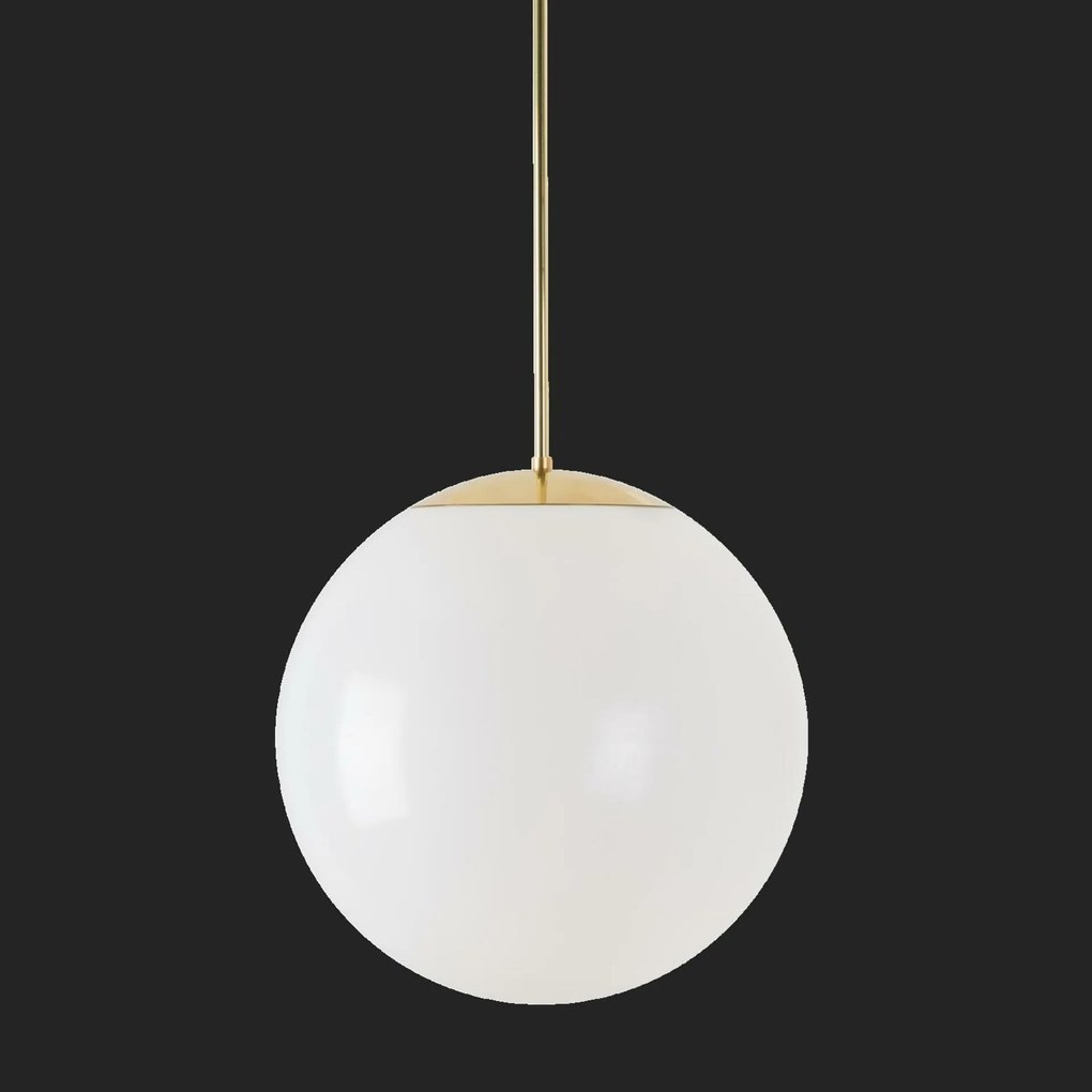 Osmont 64096 Isis P3 Pm Hp műanyag függesztőlámpa polírozott sárgaréz fehér I