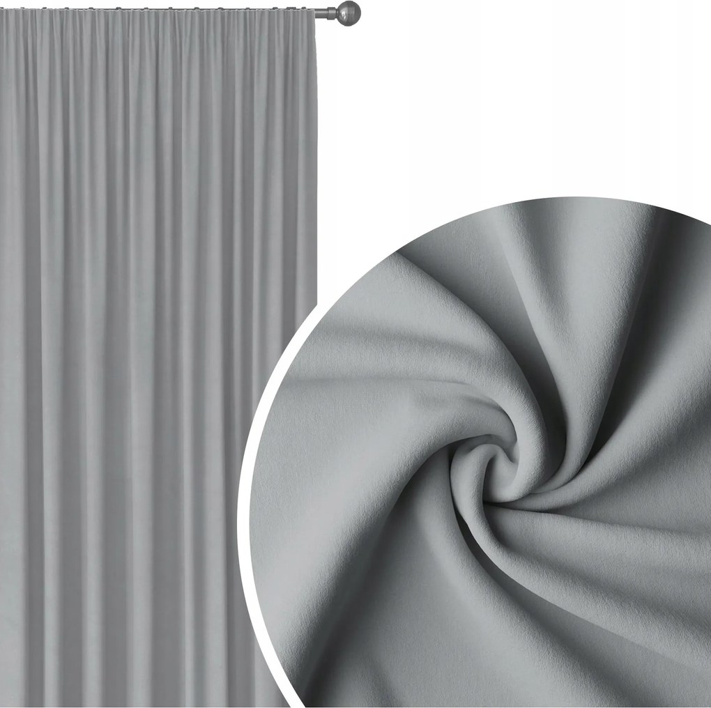 Sötétítő Függöny Velúr Velvet 140X250 Szalag