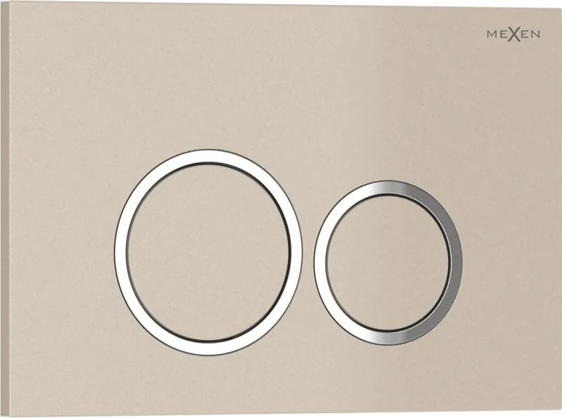 Mexen Tex 01 öblítő gomb, bézs - 6101-07
