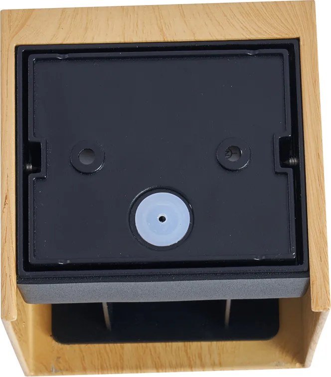 Skandináv kültéri fali lámpa famintázattal, LED-del, IP54 - Edwin