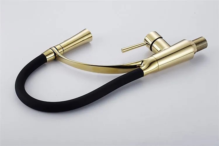 Konyhai csaptelep Rea GASPAR high BLACK / GOLD