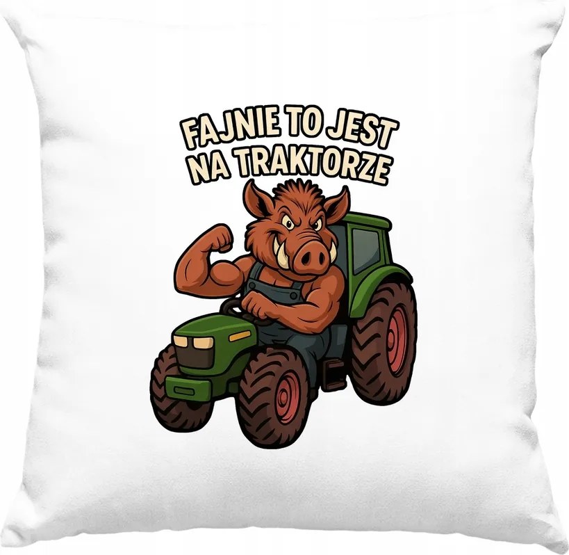 Párna Szépen A Traktoron Fehér