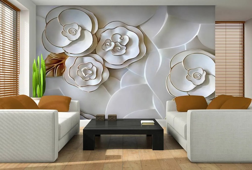 Fotótapéta - Porcelán virág (152,5x104 cm)