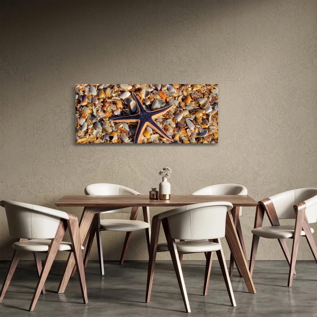 Egy tengeri csillag képe (120x50 cm)