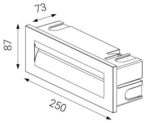 LED2 - LED Kültéri beépíthető lámpa STEP IN LED/8,5W/230V IP65