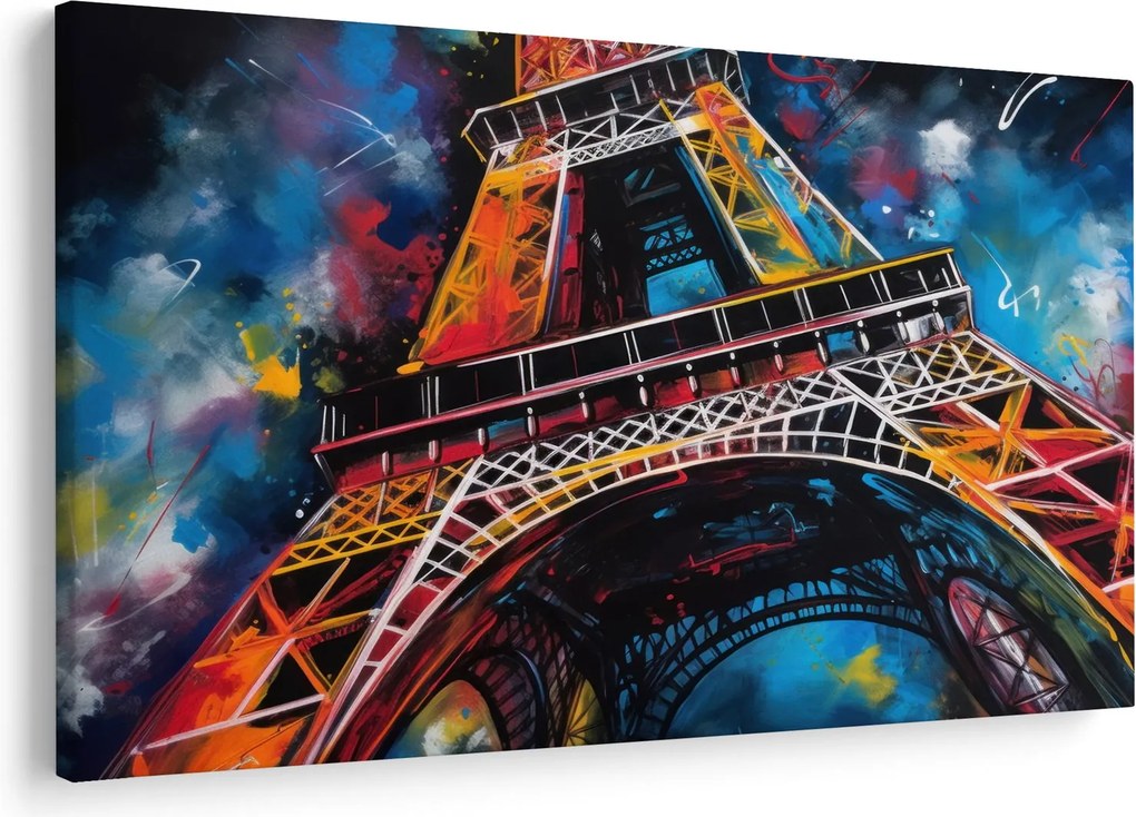 Kép - Az Eiffel-torony festménye II. (90x60 cm)