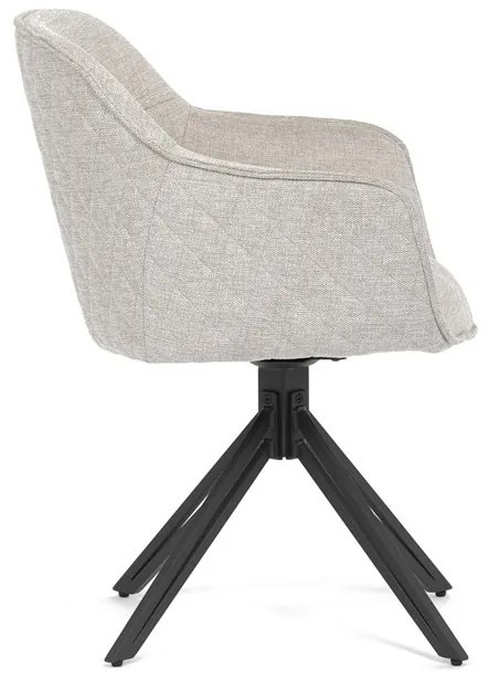 Bézs Szövet Étkezőszék. HC-533 CRM2