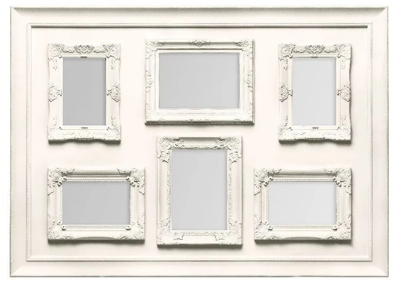 Krémszínű műanyag képkeret 78x56 cm – Premier Housewares