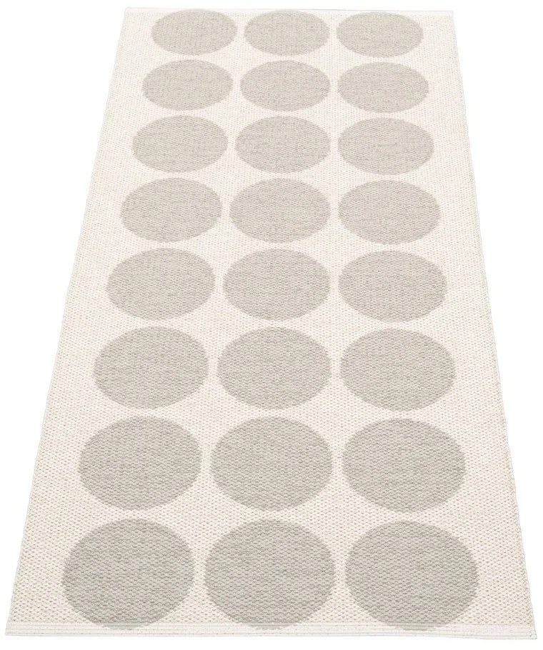 Bézs-krémszínű kültéri-beltéri futószőnyeg 70x160 cm Hugo Linen Vanilla – Pappelina