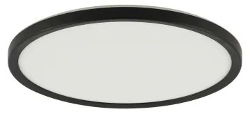 Brilagi - ULTRA SLIM dimmelhető LED lámpatest, 18 W, 230 V, átm. 30 cm, fekete + távirányító