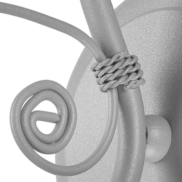 Fali lámpa RETRO II 1xE27/60W/230V ezüst