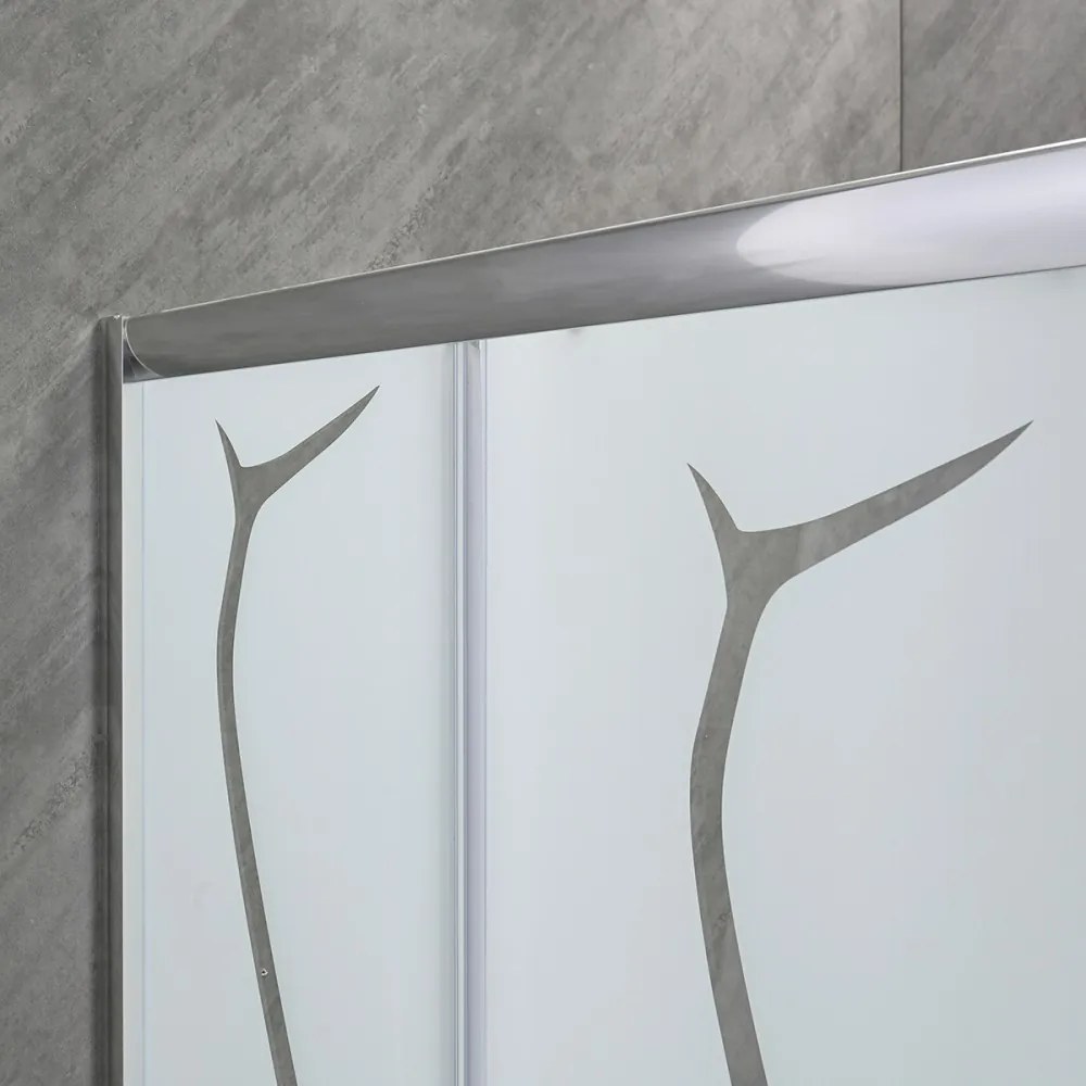 Spirit BAMBOO 80x80 szögletes zuhanykabin, zuhanytálca nélkül