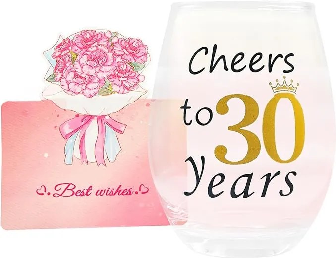 Alkalmi Pohár 30. Születésnapra Születésnapi Ajándék Neki