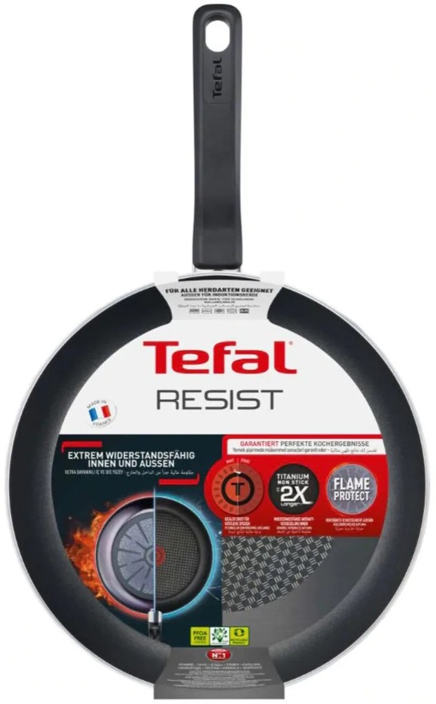 Serpenyő, Tefal, Resist Intense, 24 cm Ø, alumínium