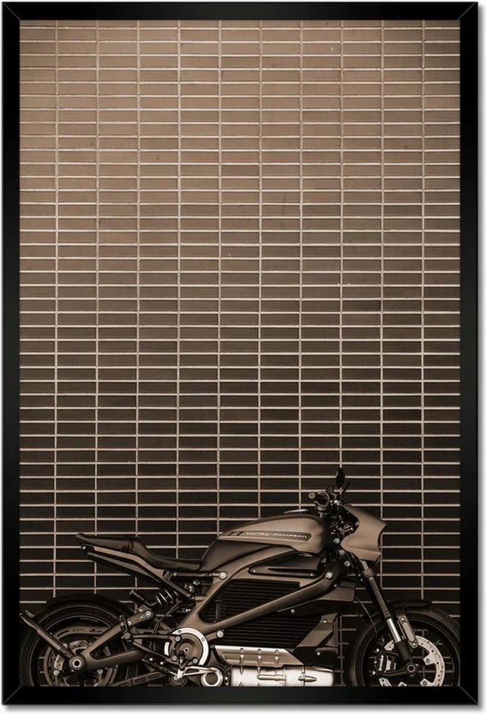 Poszterek keretben 40x60 Harley Davidson Motorkerékpár
