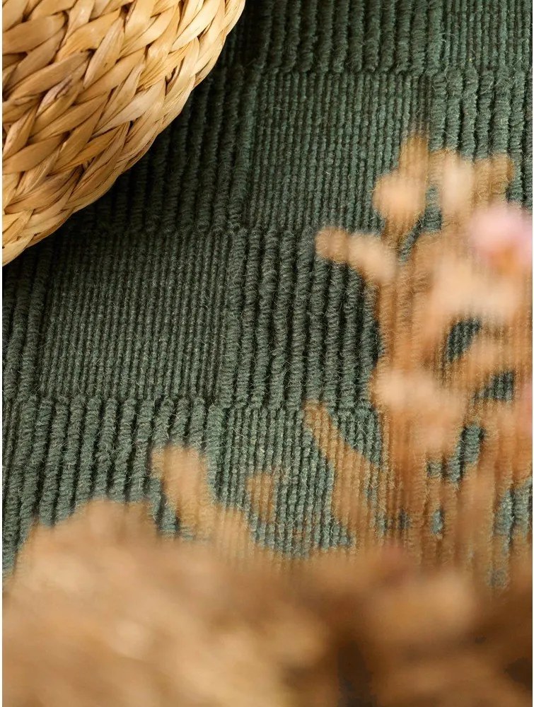 Sötétzöld kézi szövésű gyapjú szőnyeg 200x300 cm Scala – Villeroy&amp;Boch