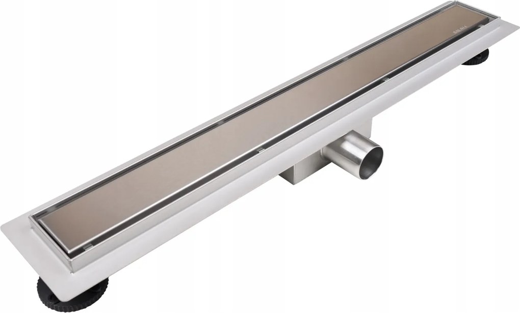 Lineáris Lefolyó 110CM Mély Ülepítő Balneo Duplex Szett Rozsdamentes Acél