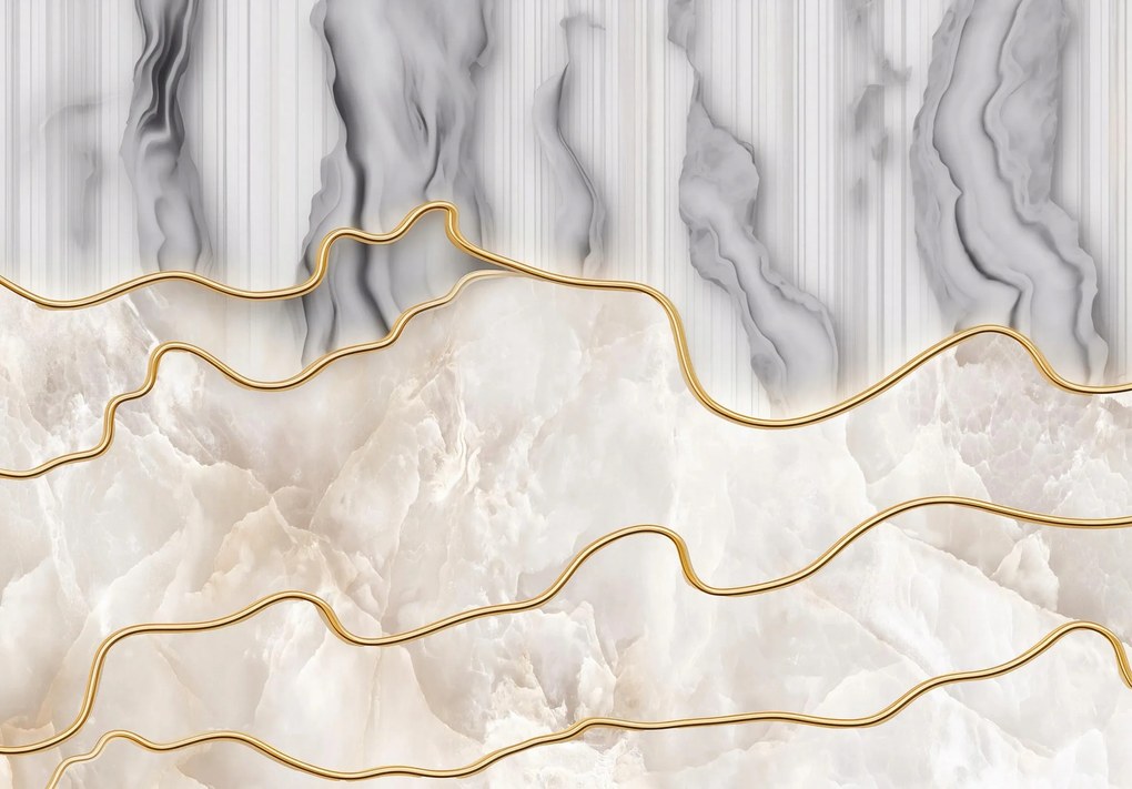 Fotótapéta Márvány utánzat arany márvány kő ragasztó