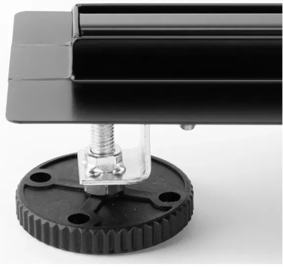 REA-G2710 - NEOX SLIM 70 cm lineáris zuhanyfolyóka, nemesacél/fekete