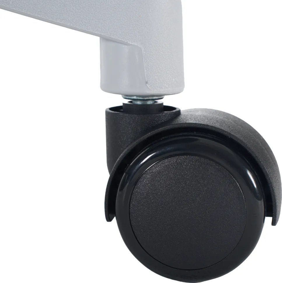 Irodai szék, világosszürke/szürke, teherbírás 150 kg, ERMEN