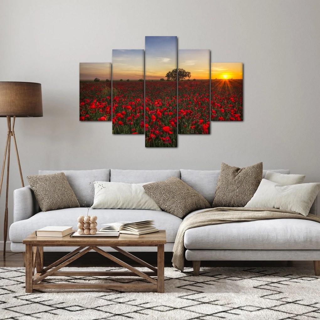 Pipacsos rét képe (150x105 cm)