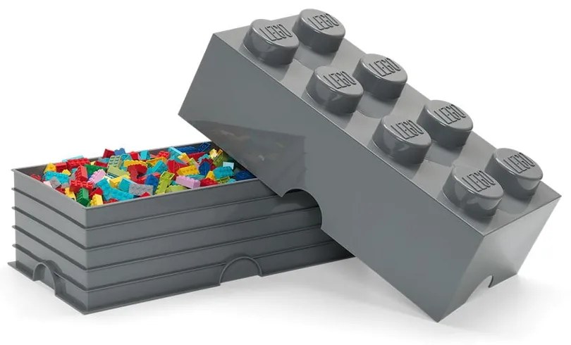 Rectangle sötétszürke tárolódoboz - LEGO®