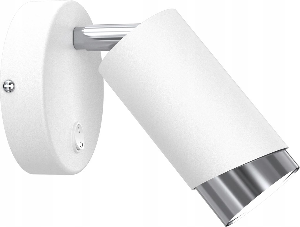 Mozgatható Fali Lámpa/plafon GU10 Led Fehér Króm