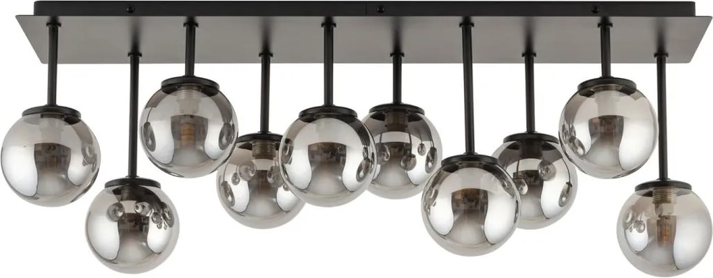 Sigma lighting modern mennyezeti lámpa tulia fekete szürke sig33492