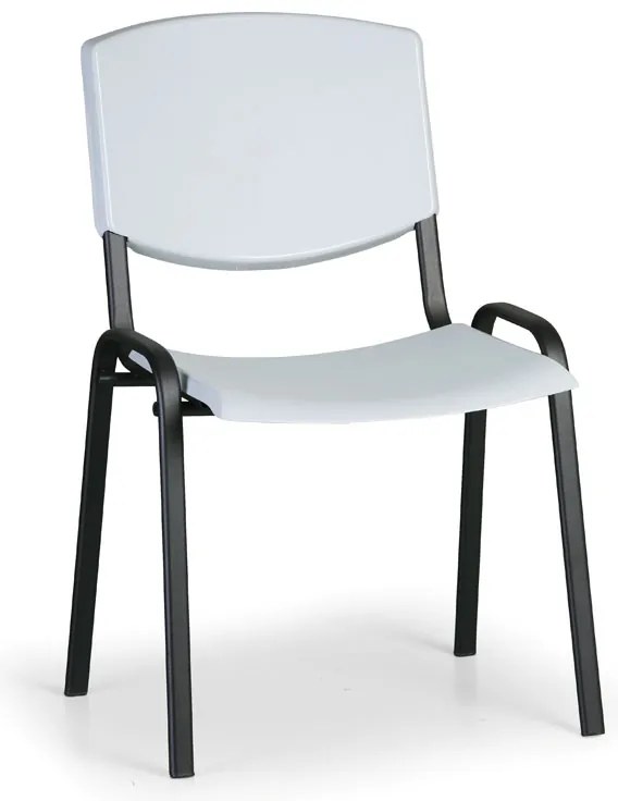 Design konferencia szék - fekete lábak, szürke