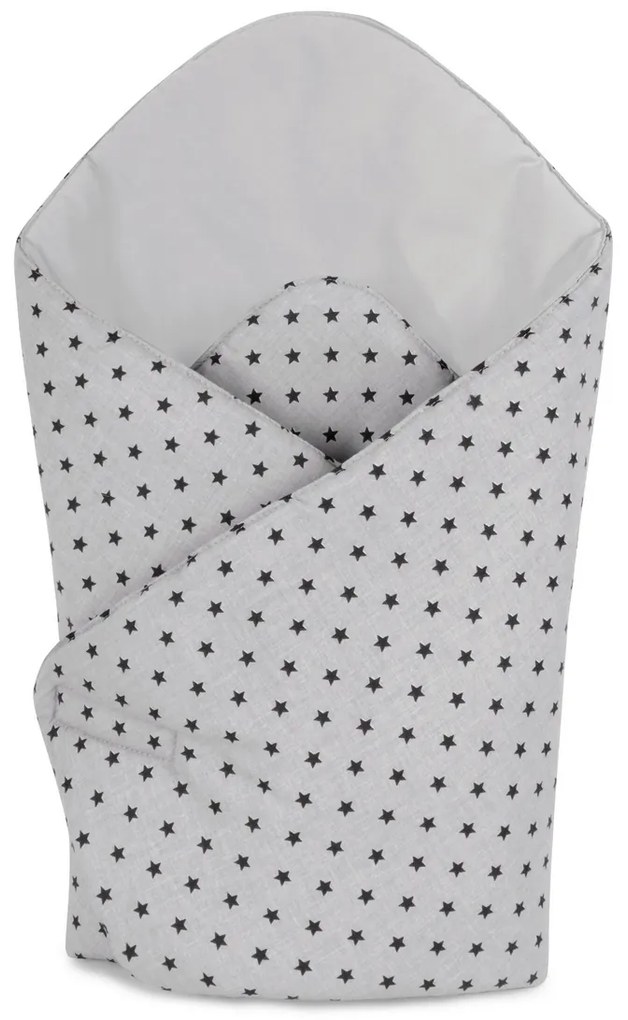 Bellatex Babacsomagolás Csillagok szürke , 75 x 75cm