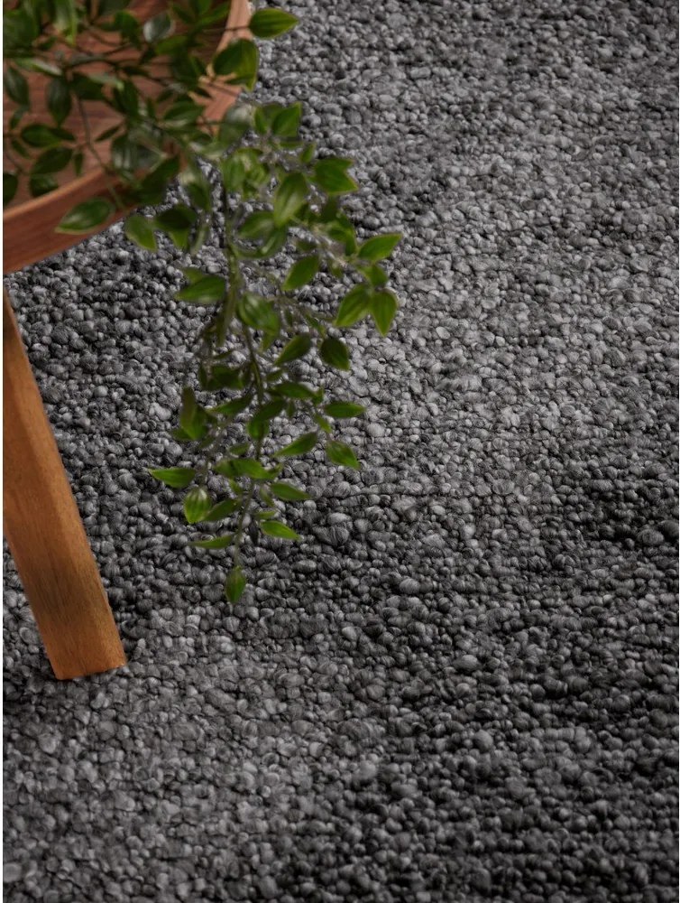 Sötétszürke kézi szövésű buklé szőnyeg 120x170 cm Notting Hill Portobello – Ted Baker