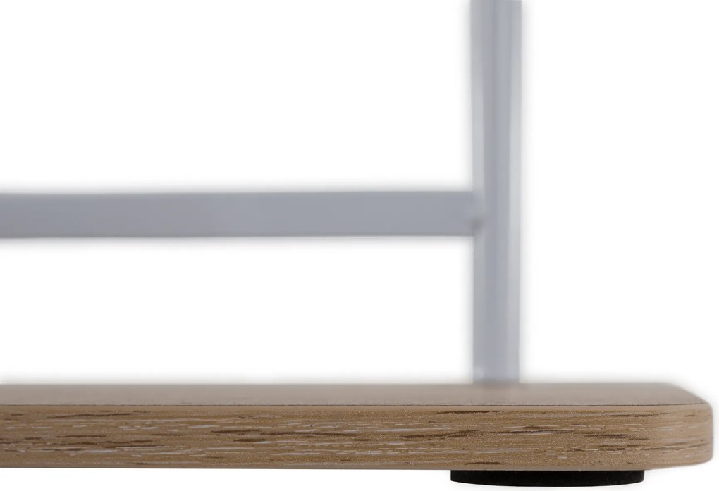 Virágállvány, fehér/sonoma tölgy, LEDOR TYP 1