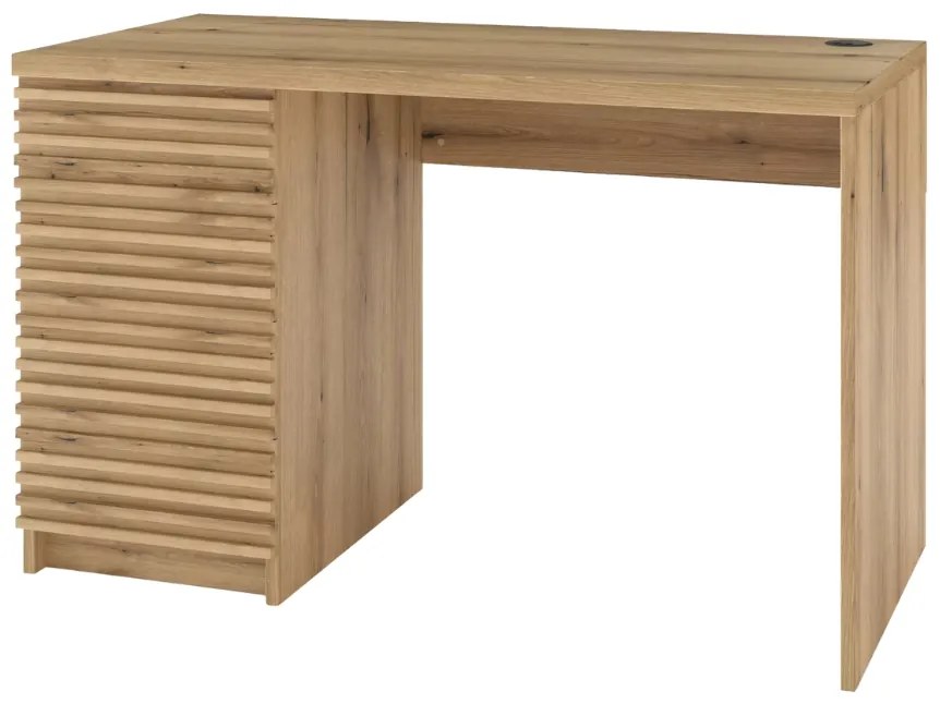 Íróasztal BISETT fiókokkal 120x60 cm, tölgy artisan