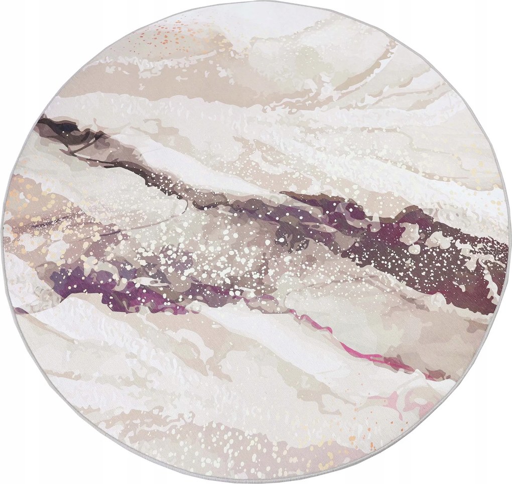 Divatos Kerek Szőnyeg A Nappaliba Csúszásgátló 120