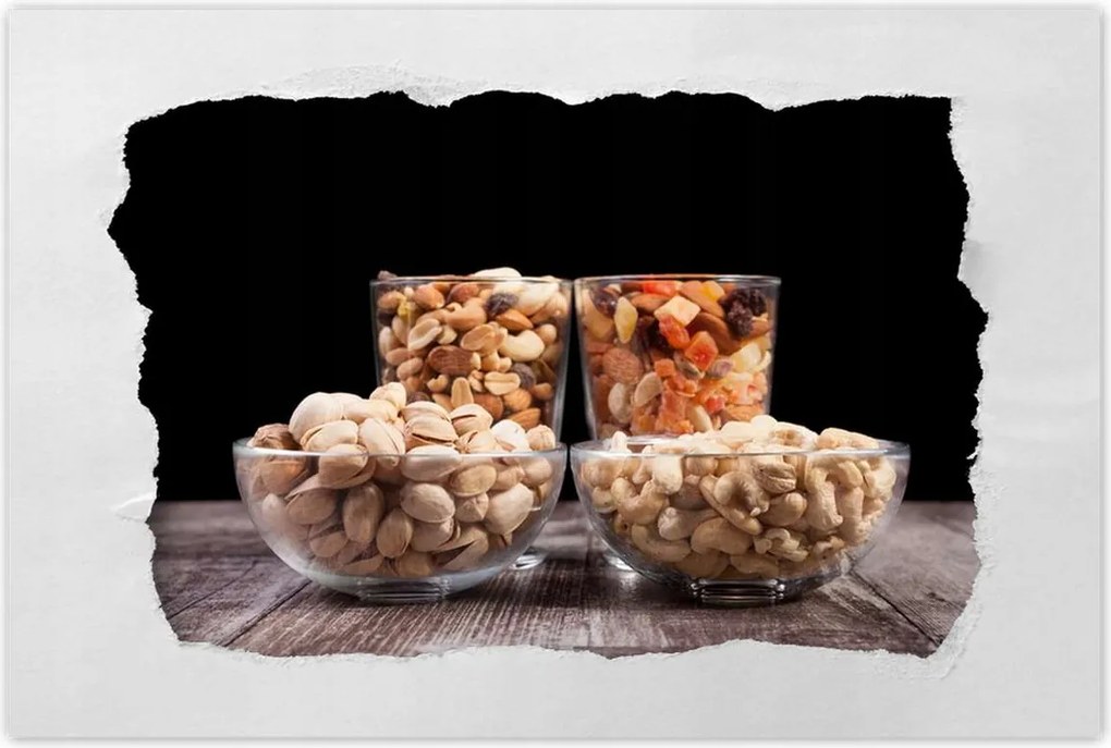 Poszterek 60x40 Szárított dió mix